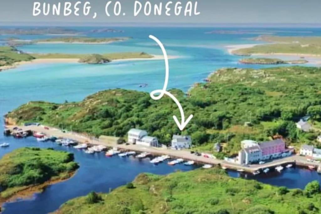 The Old Boathouse At Bunbeg Harbour Exterior foto